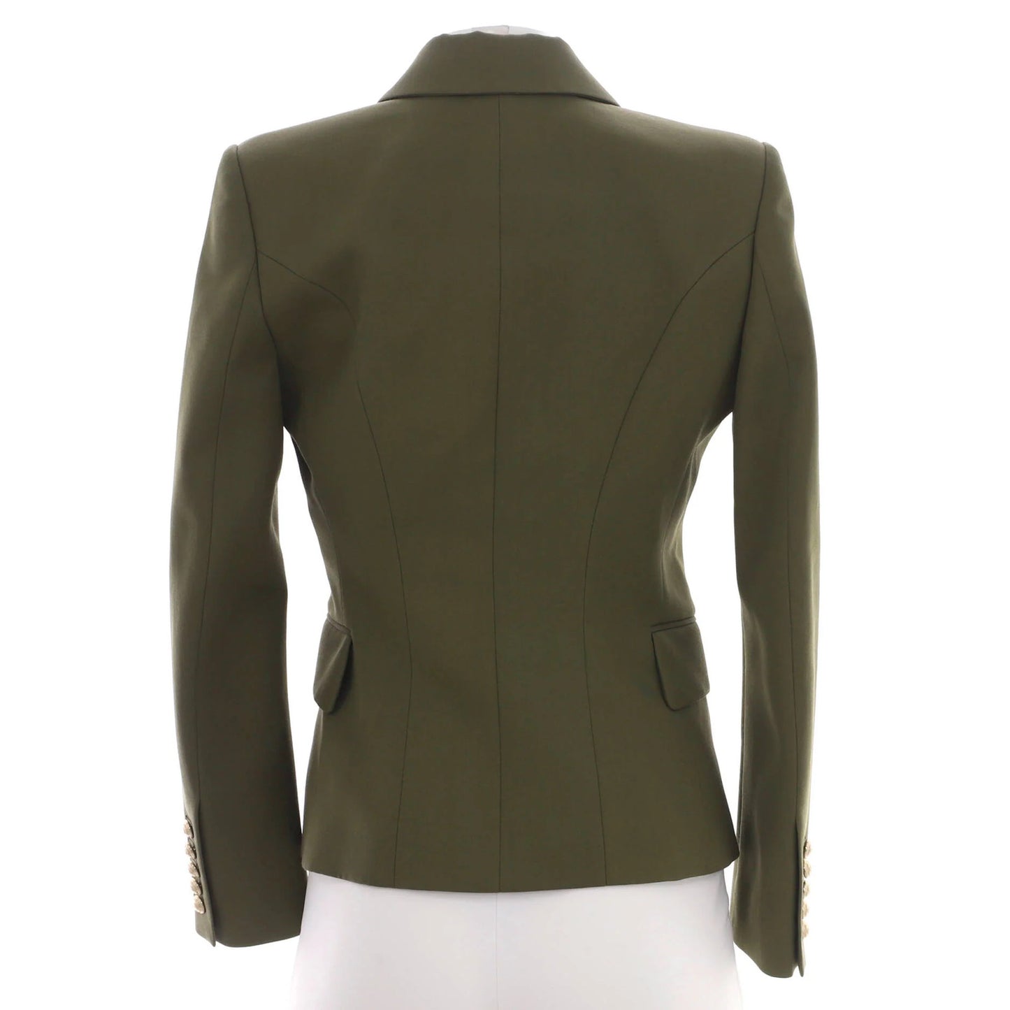 Balmain Women'S Double Breasted Blazer Wool