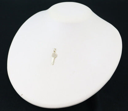 Tiffany&Co. Pendant Diamond Tiffany Keys-Modern Key Charm Mini 18K Yg