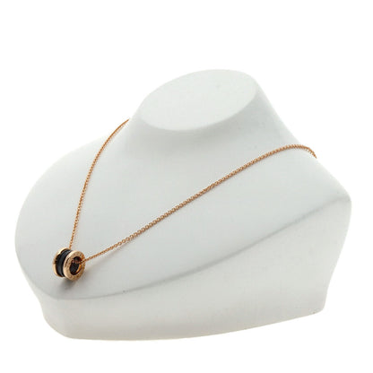 BVLGARI   Necklace B.zero1 Black Ceramic K18 Pink