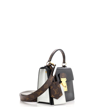 Louis Vuitton Spring Street Nm Handbag Monogram Vernis With Monogram Canvas