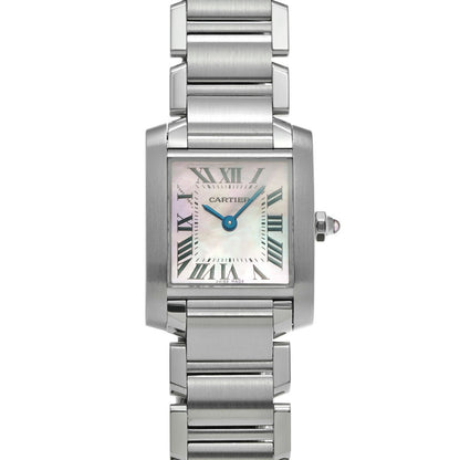 Cartier Tank Francaise Sm W51028Q3 Pink Ladies Used Watch #611630