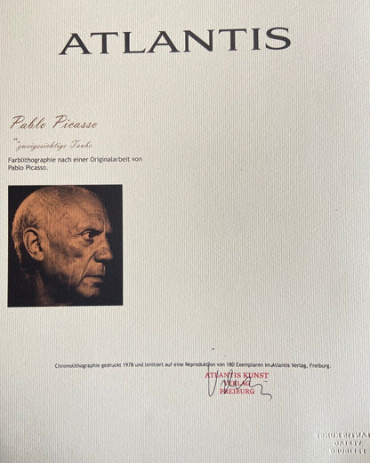 Pablo Picasso Lithograph Coa Signed Numbered By Hand