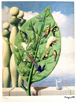Ren Magritte Lithograph Coa Signed Numbered Limited Rare