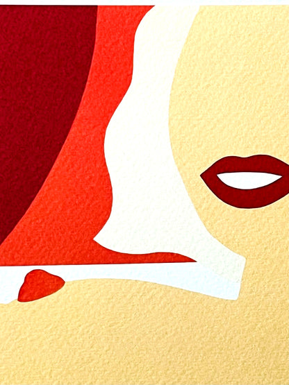 Tom Wesselmann Lithograph Signed COA Numbered in Pencil Crayon