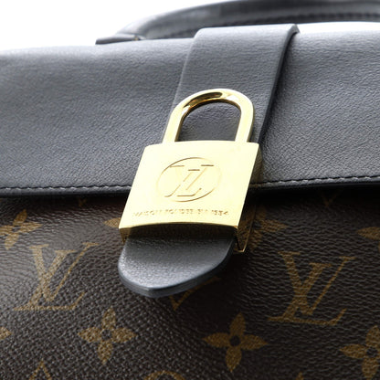 Louis Vuitton Locky Handbag Monogram Canvas With Leather Bb