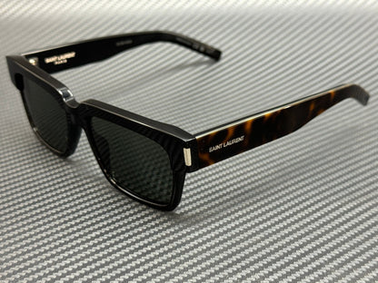SAINT LAURENT SL 732 002 VADIM Black Grey Unisex 54 mm Large Sunglasses