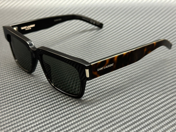 SAINT LAURENT SL 732 002 VADIM Black Grey Unisex 54 mm Large Sunglasses