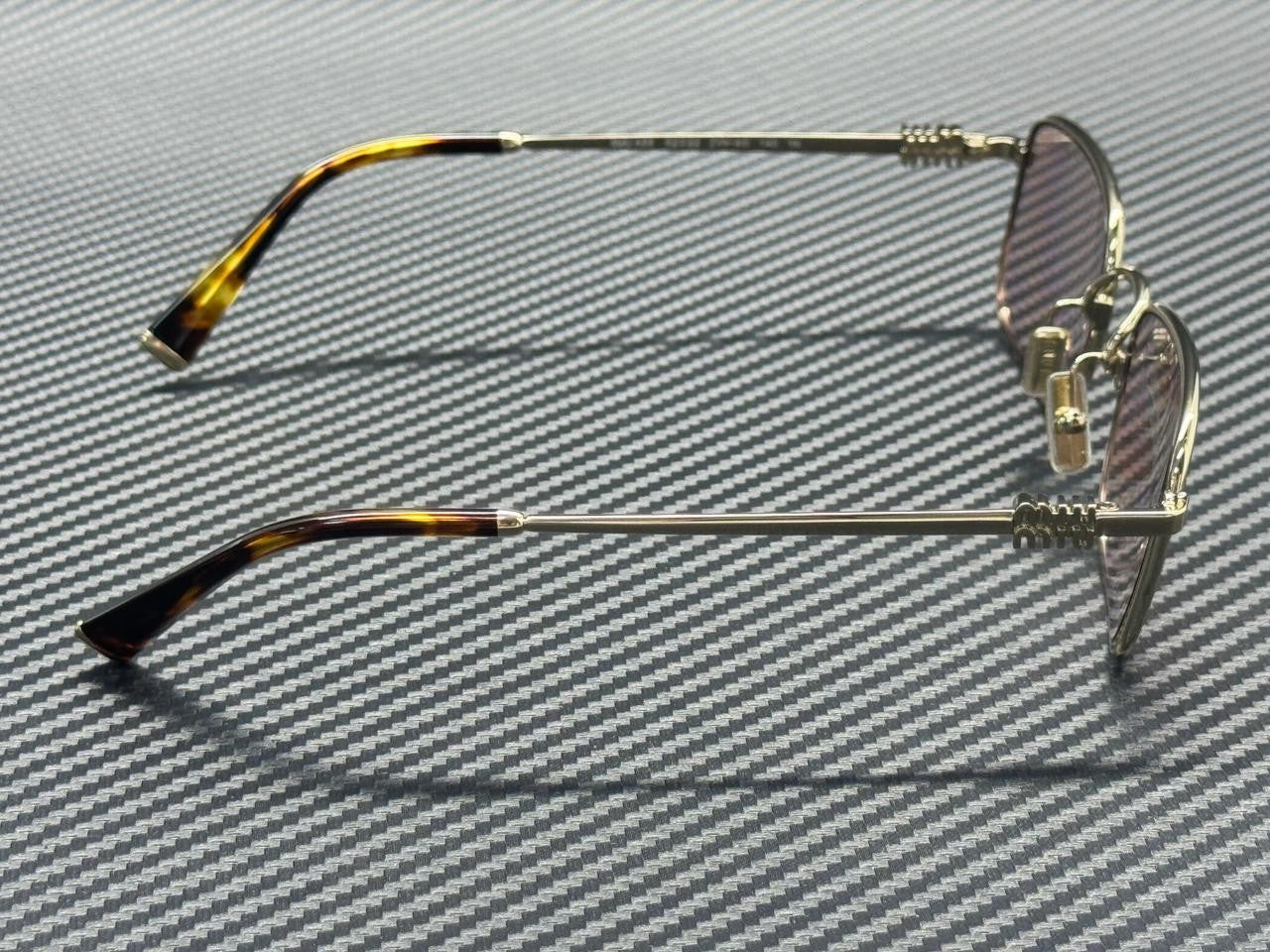 MIU MU A53S ZVN4I0 Pale Gold Pink Women's 52 mm Sunglasses