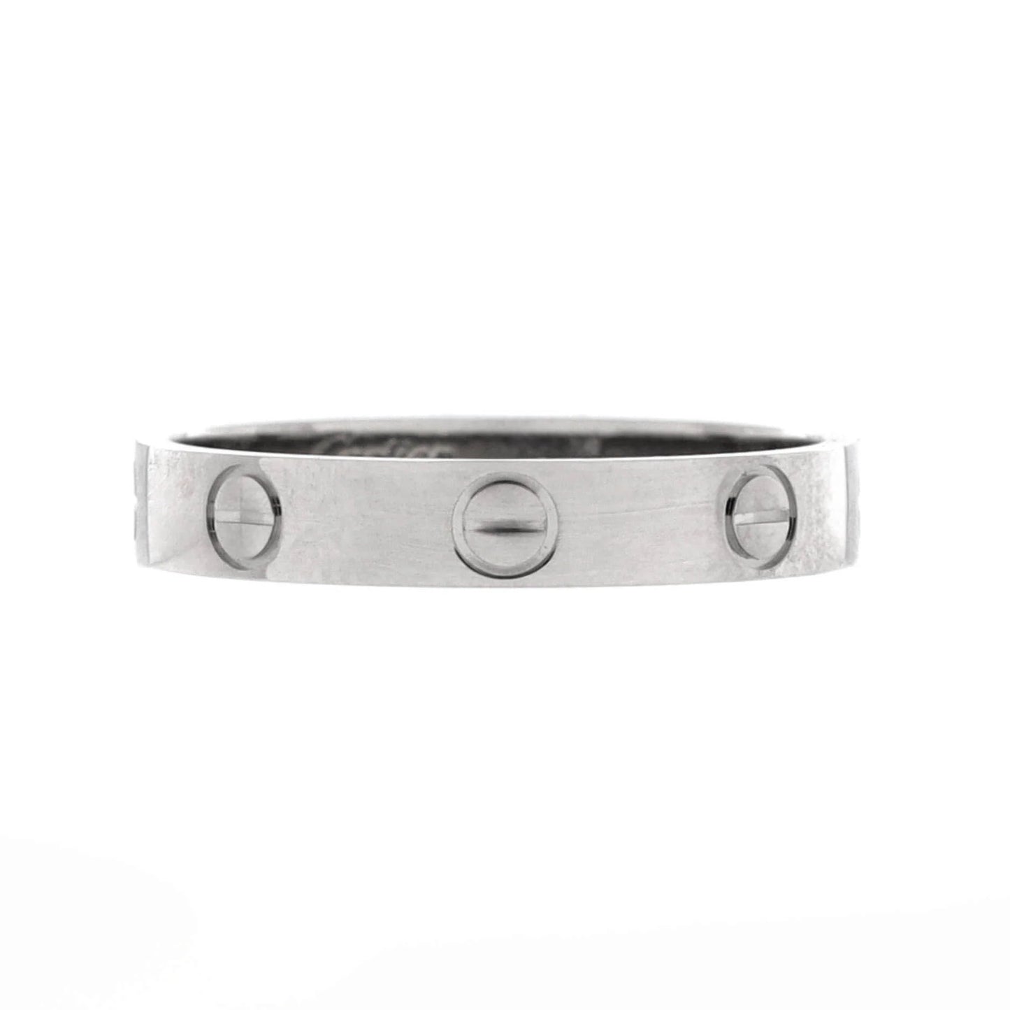 Cartier Love Wedding Band Ring Platinum