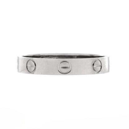 Cartier Love Wedding Band Ring Platinum