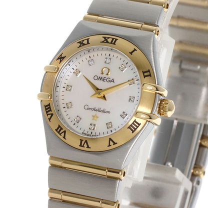 Omega Constellation Diamond Watches 1262.75.00 Stainless Steel/Ssxk18Yg Ladies