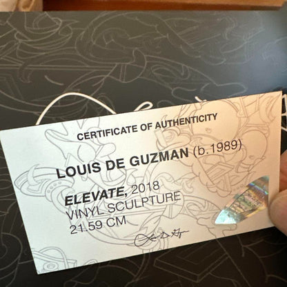 Louis De Guzman "Elevate" Black Vinyl Figure Signed Original Box Ed500