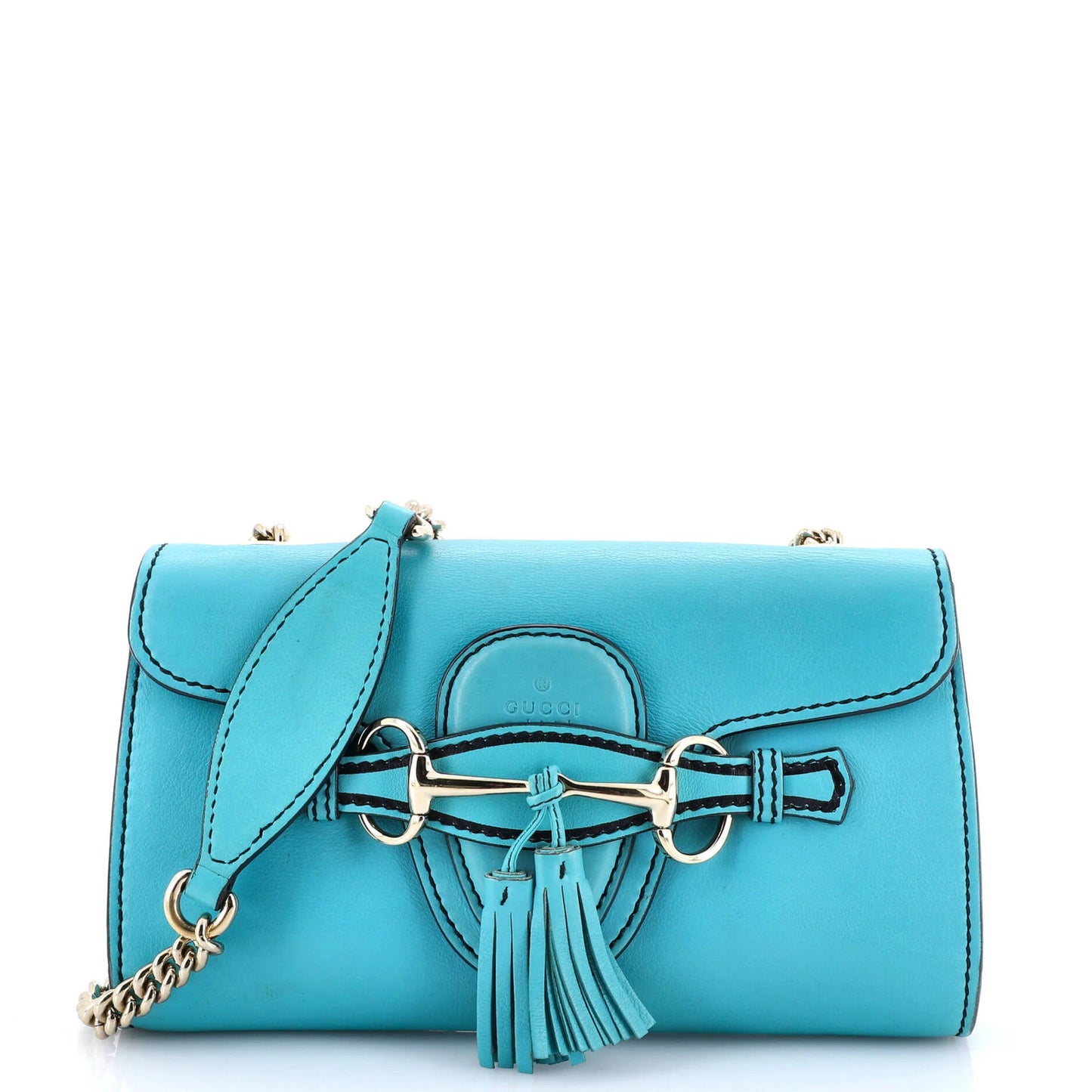 Gucci Emily Chain Flap Bag Leather Small