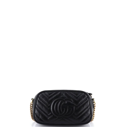 Gucci Gg Marmont Shoulder Bag Matelasse Leather Small