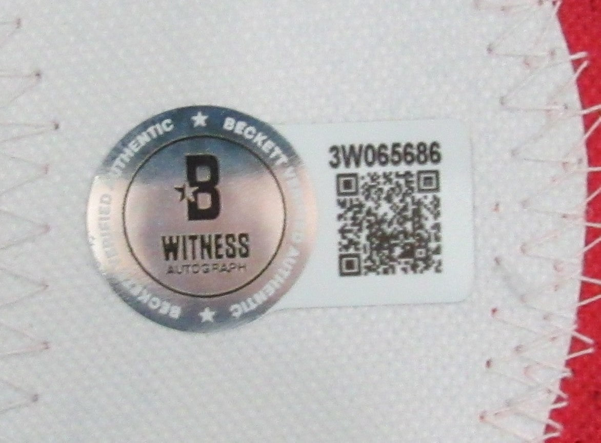 Allen Iverson Hof Autographed Black Custom Basketball Jersey 76Ers Beckett 96721