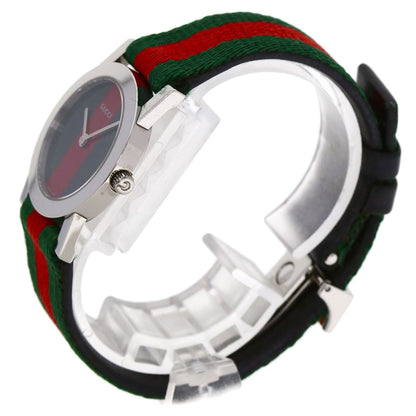 Gucci Sherry Line Watches 5200L.1 Stainless Steel/Canvasxleather