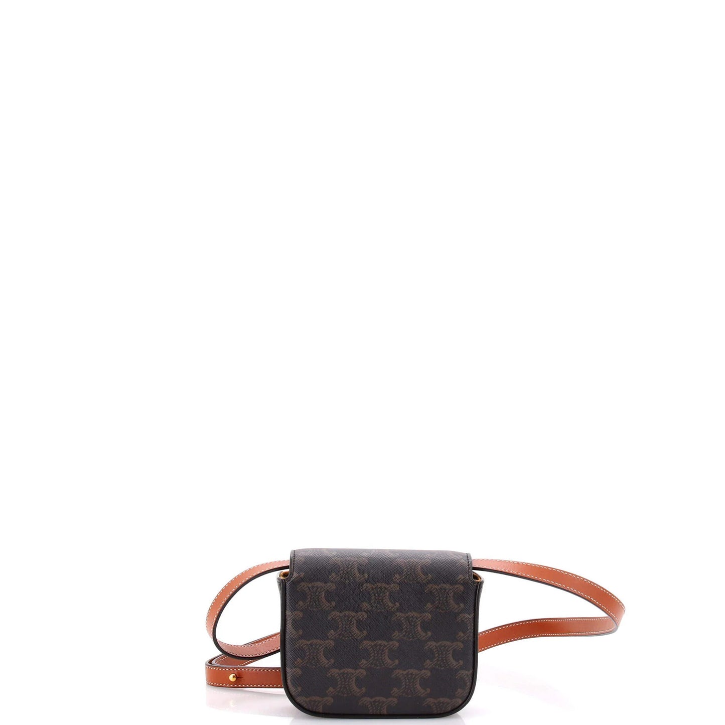 Celine Triomphe Shoulder Bag Triomphe Coated Canvas Mini