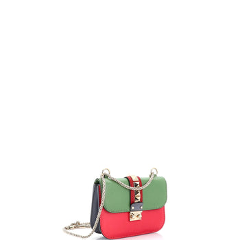 Valentino Garavani Glam Lock Shoulder Bag Leather Mini