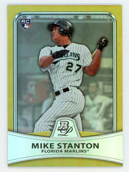 Mike Stanton 2010 Topps Gold Bl #86 Card 523/539