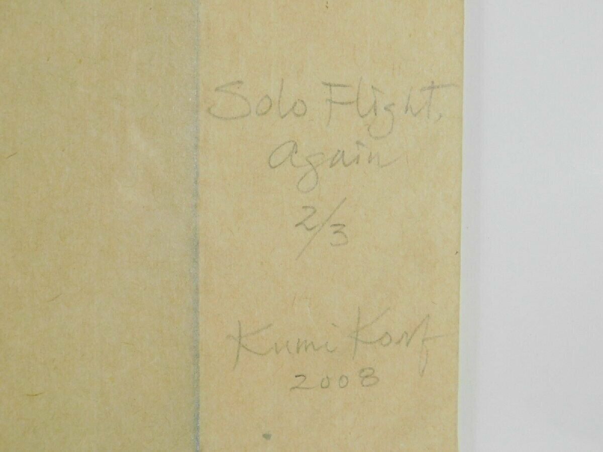 Kumi Korf Monoprint On Japanese Paper Original Art Print Signed Framed Moma