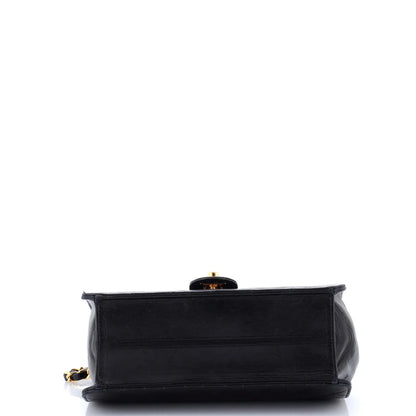 Chanel Vintage Clutch With Chain Quilted Leather Small