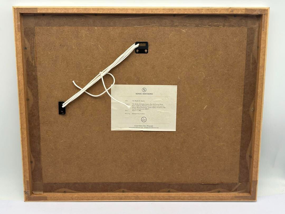 The Beatles In Austria | Limited Edition Print Sonic Editions Art Photo