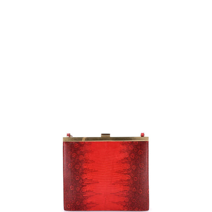 Celine Clasp Crossbody Bag Lizard Mini