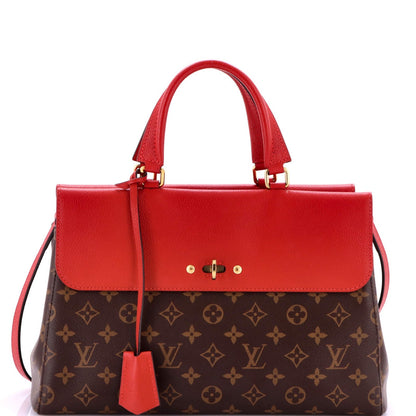 Leather Louis Vuitton Venus Handbag Monogram Canvas and