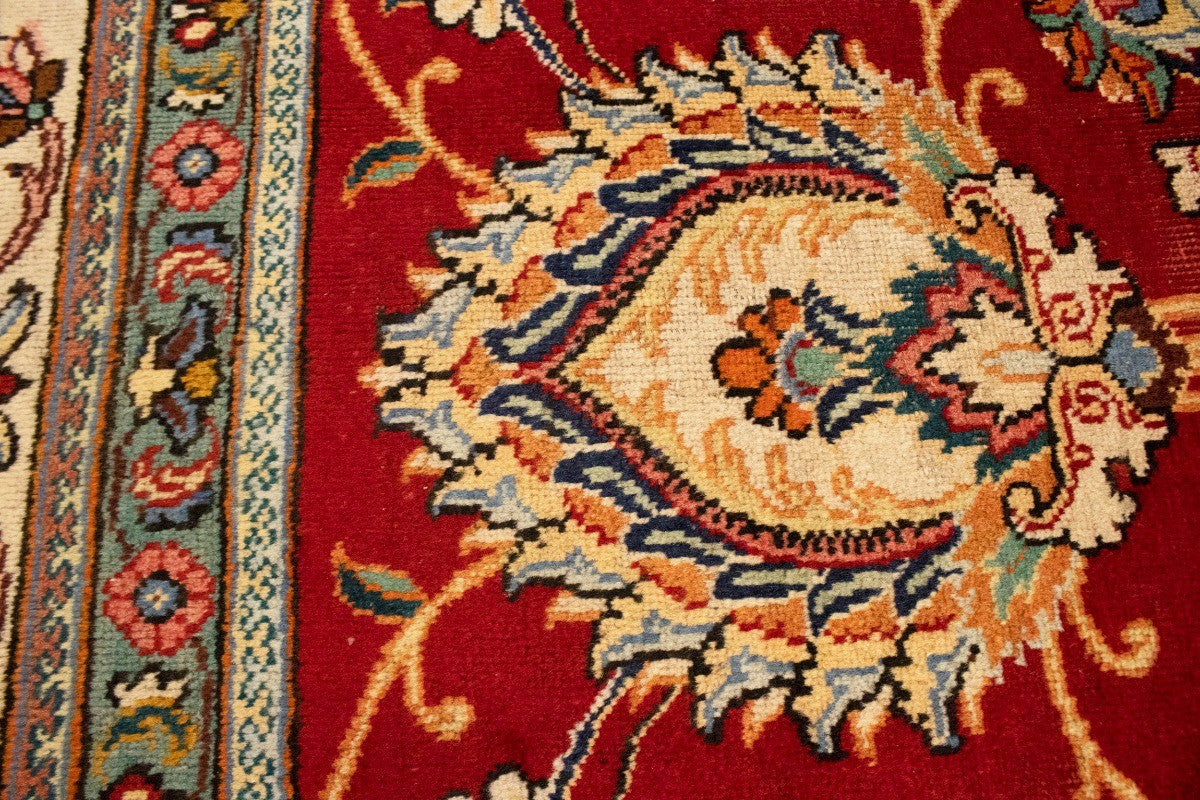 11'6X14'8 Handmade Semi-Antique Oriental Rug Palatial Size Classic Carpet