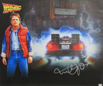 Michael J Fox Signed/Auto Back To The Future