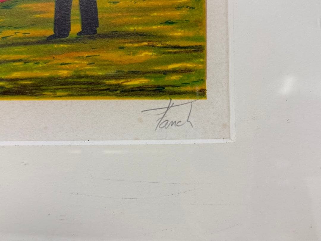 Signed Framed Art Print of Golden Gate Park by Fanch Ledan Ed 223/ 250