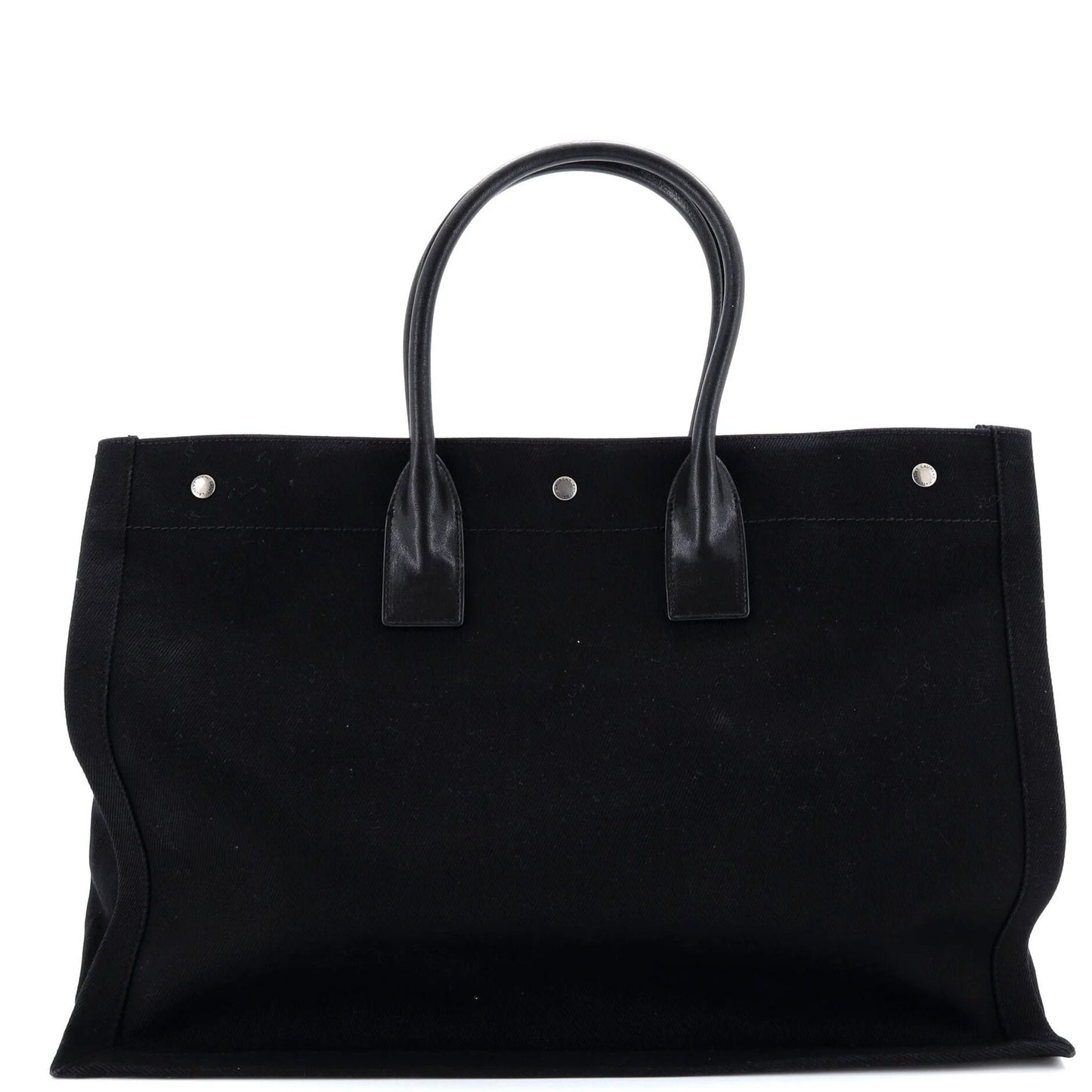 Saint Laurent Rive Gauche Shopper Tote Canvas Large