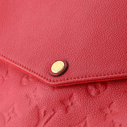 Louis Vuitton Twice Handbag Monogram Empreinte Leather