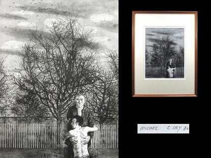Michel Ciry Signed Etching "Return of the Prodigal Son" 1980 13/80 French Modern
