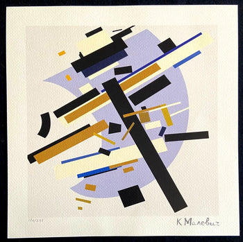 Kazimir Malevich Lithograph Coa Signed Op