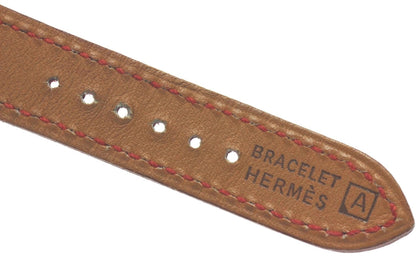 Hermes H Watch Hh1.201 Gp Red Dial Quartz