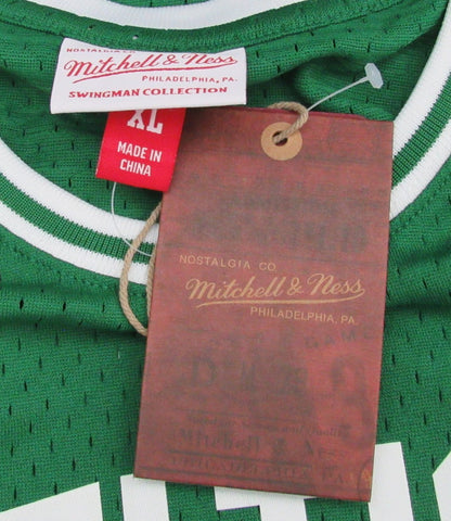 Larry Bird Hof Autographed Mitchell & Ness Basketball Jersey Celtics Jsa 182879