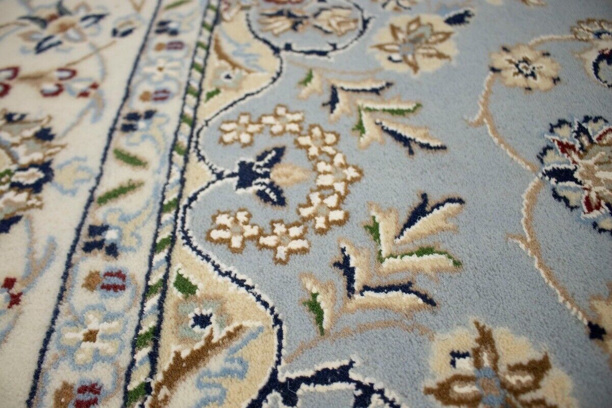 5X7 Ft Handmade Indo-Nain Classic Floral Style