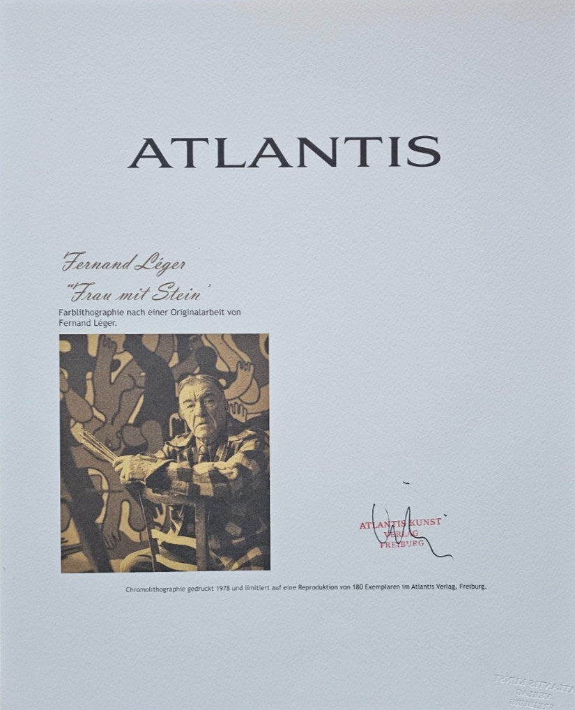 Fernand-Lger Lithograph Maeght 1966 Coa Signed Numbered Limited