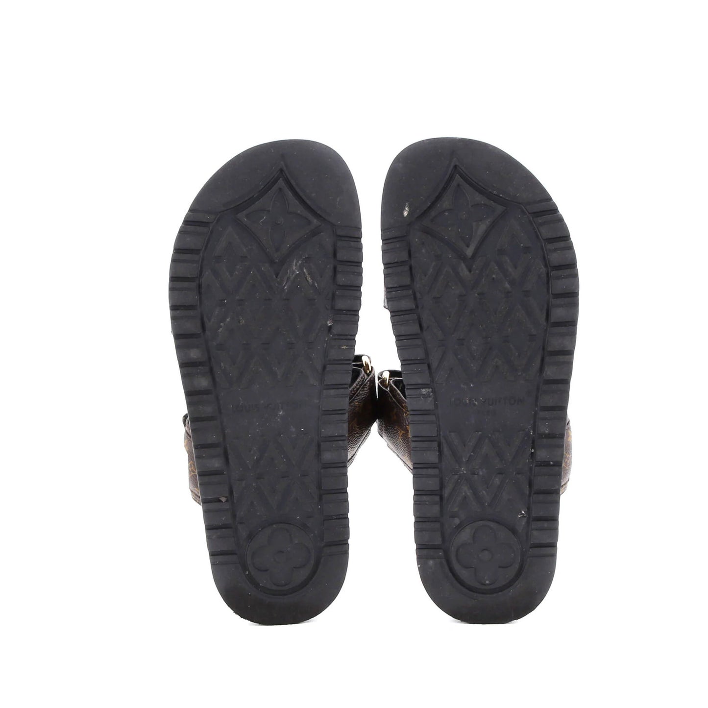 Louis Vuitton Women'S Sunset Comfort Flat Mules Monogram Canvas