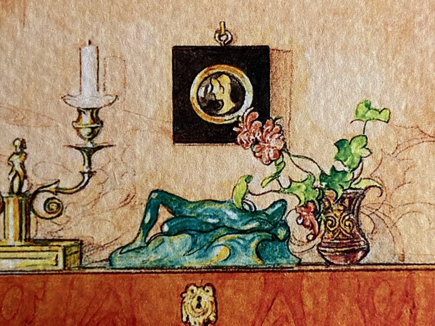 Carl Larsson Lithograph Hand Numbered Signed Published