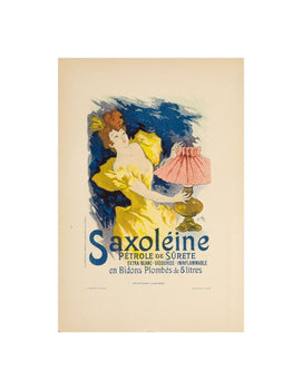 Original Vintage Poster Saxolene By Cheret For Affiches Illustrees 1896