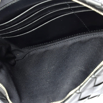 Bottega Veneta Zip Pouch Clutch Intrecciato Nappa Medium