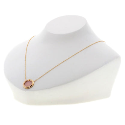 TIFFANY&Co.   Necklace T TWO Diamond Pink Opal