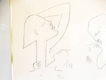 Jean Cocteau (France) Lithograph Signed Framed Print