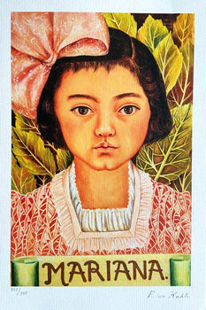 Frida Kahlo Lithograph 1986 Coa Numbered Hand Signed Limited