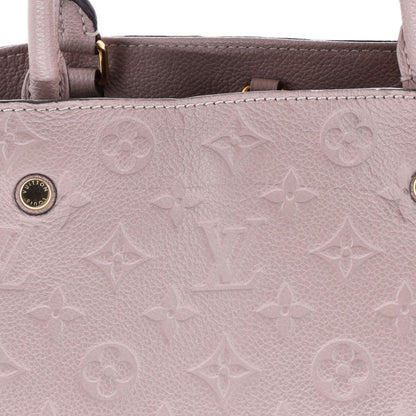 Louis Vuitton Montaigne Handbag Monogram Empreinte Leather Mm