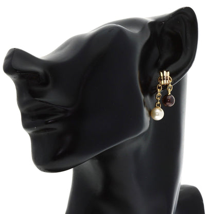 Cartier Trinity Pearl Pearl Earring K18 Yellow