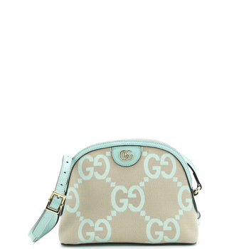 Gucci Ophidia Dome Shoulder Bag Jumbo Gg Canvas Small