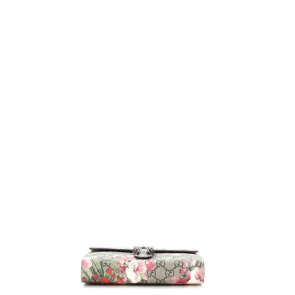 Gucci Dionysus Chain Wallet Blooms Print Gg Coated Canvas Small